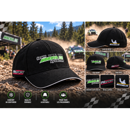 Casquette TEAM MINERVA-OIL by GBI.com / Michelin / PH Sport